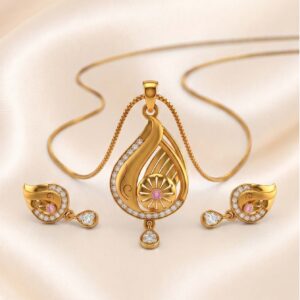 Golden Bloom Pendal Set